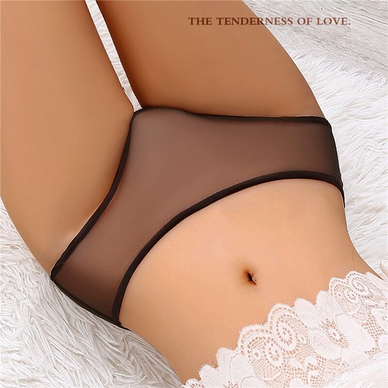 Women Pearl Massager Panties Wearable Underwear Bikini Thong