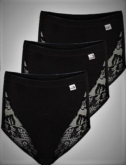 Valbonne Branded 3XPairs 95% Cotton/Lycra Comfort Maxi Brief(NO Back Seem)