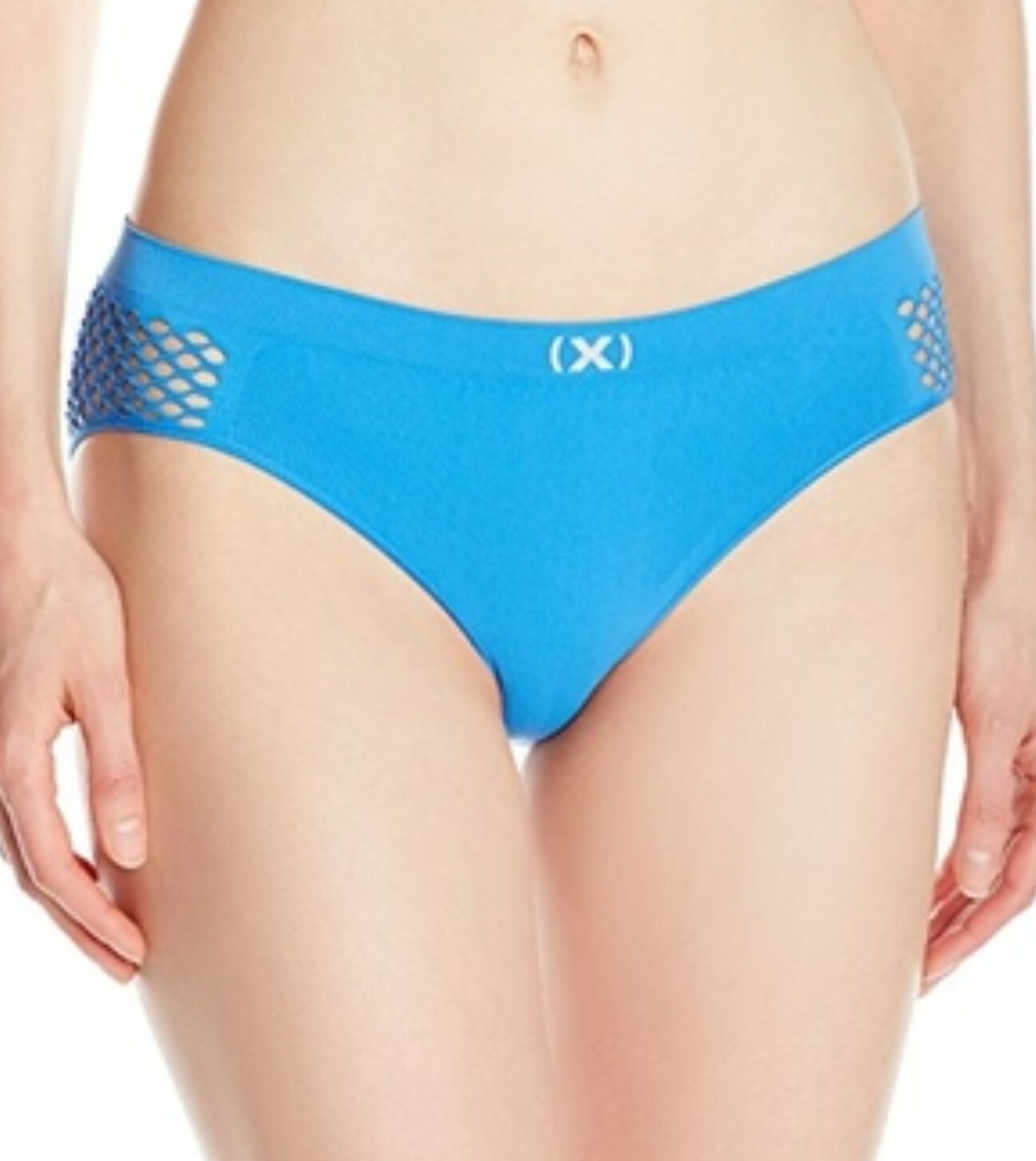 2(x)ist Women’s E3034 Seamless Open Mesh Bikini, Nebulas Blue, Large