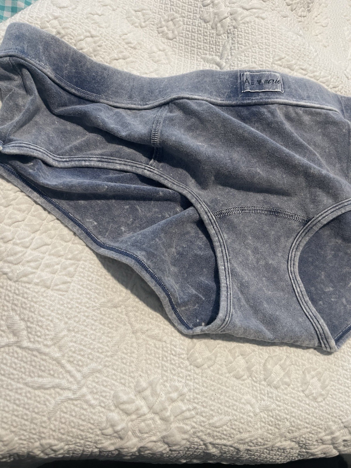 American Eagle Aerie Womans XL Denim Look Briefs