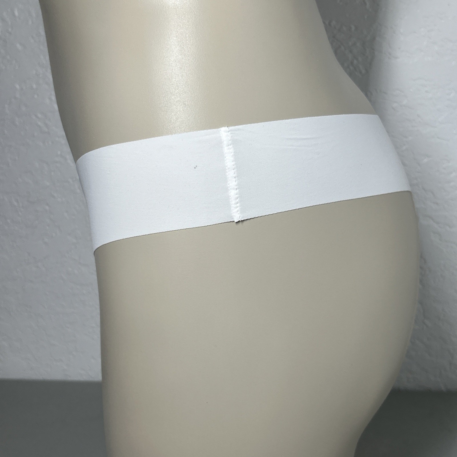 Commando White Bride Panties Size M/L Marital Panty Light Sexy Cheeky