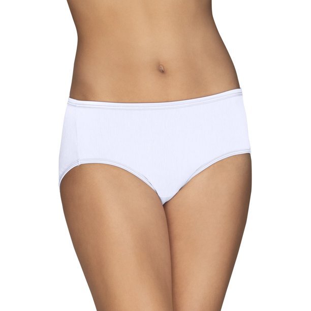 Vanity Fair Women’s Hipsters Underwear 100% Cotton True Comfort 5 Pack 5,6,7