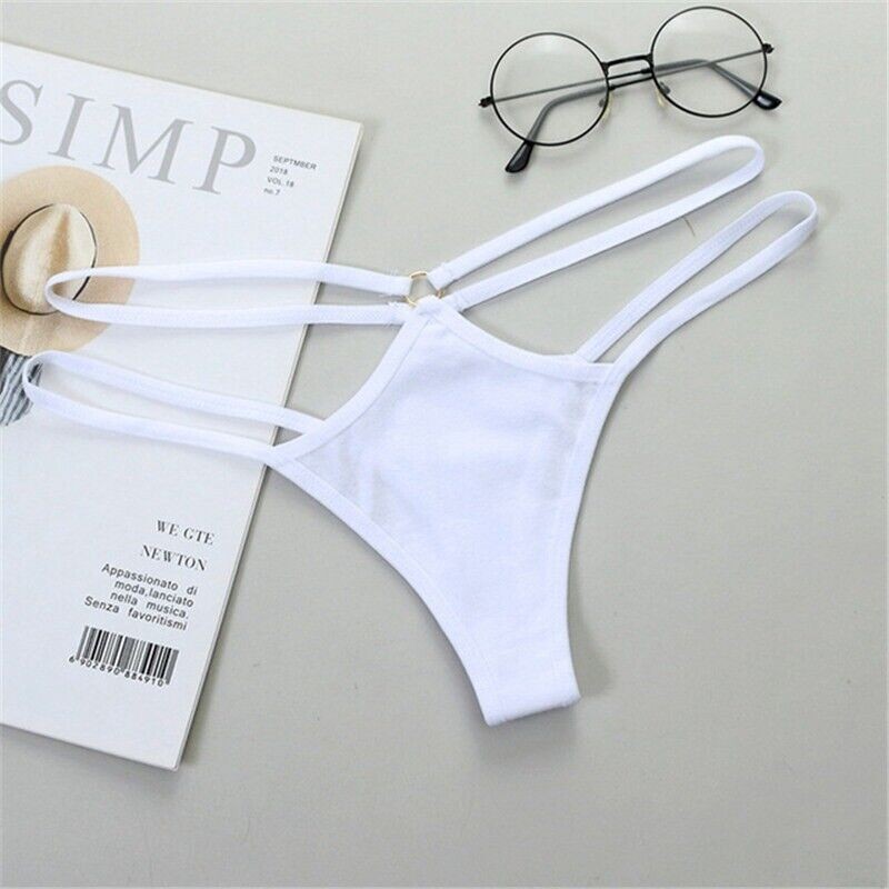 Women G-String Lingerie Thin Strap Female Underwear Cotton Panties 1 Pcs Sexy
