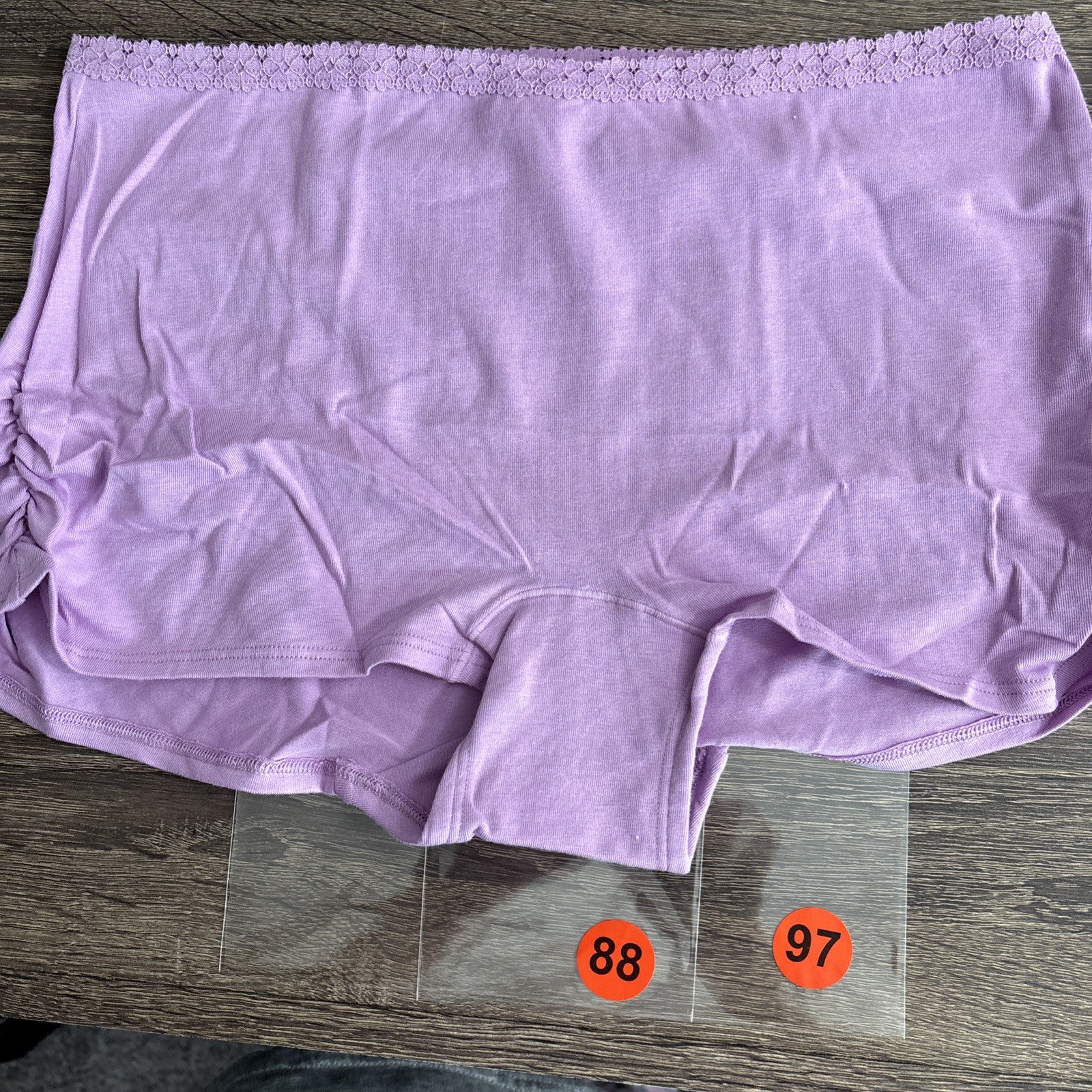 Pink By Victoria’s Secret XL Lavender Lace, Trim, Boy, Short Panties