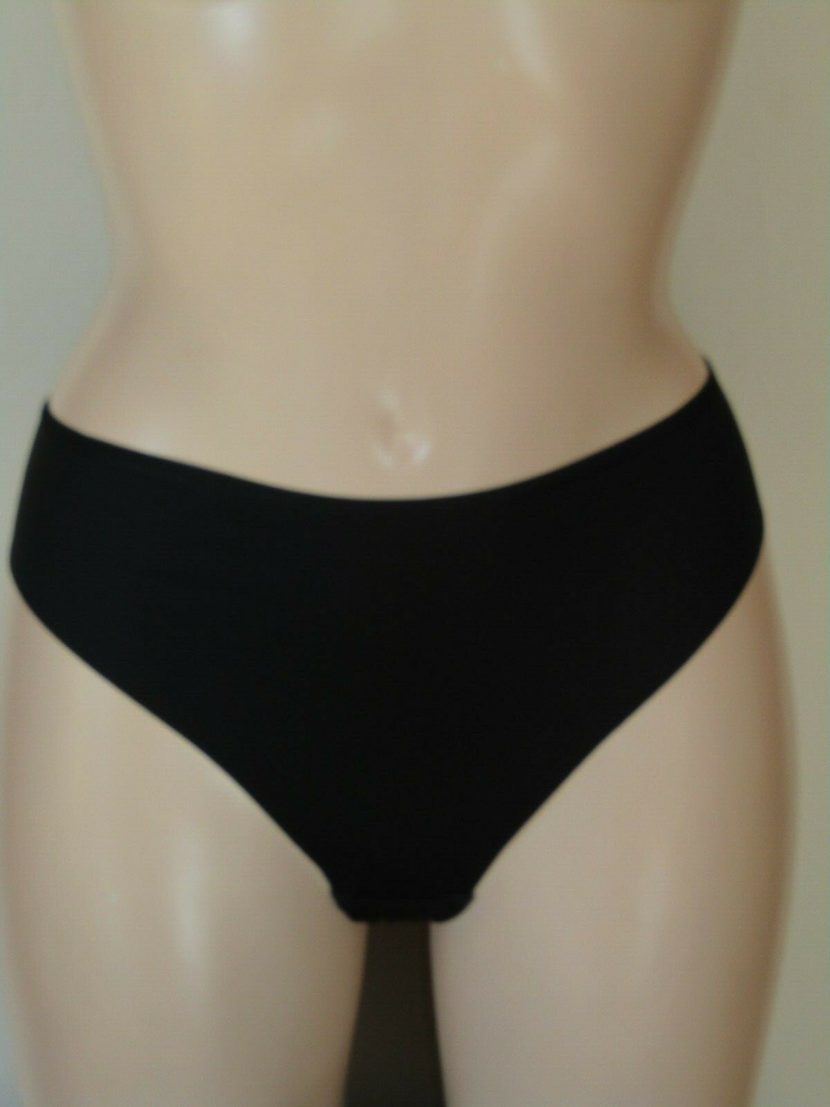 Black No VPL Thong UK 6 – 12 Ex M&S Microfibre High Rise E7