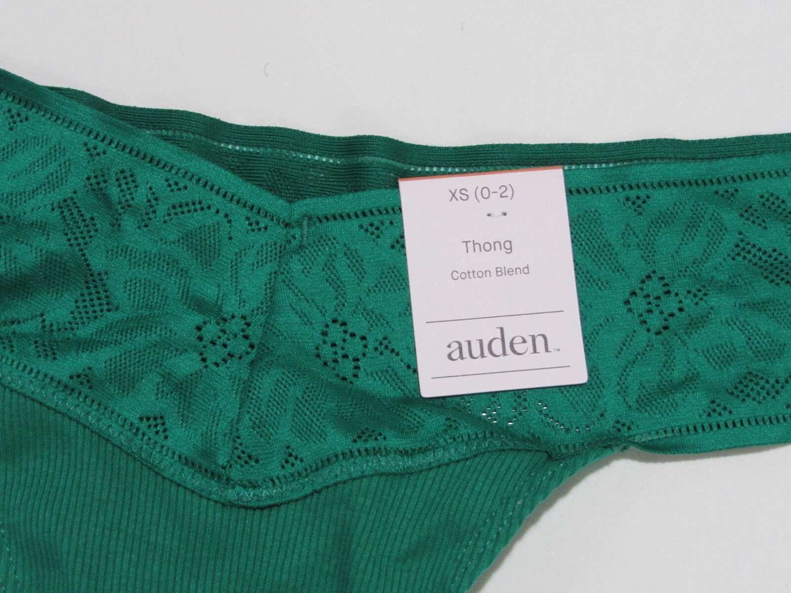 Auden Women’s Variety Thong 2 Pack Panties Size XS