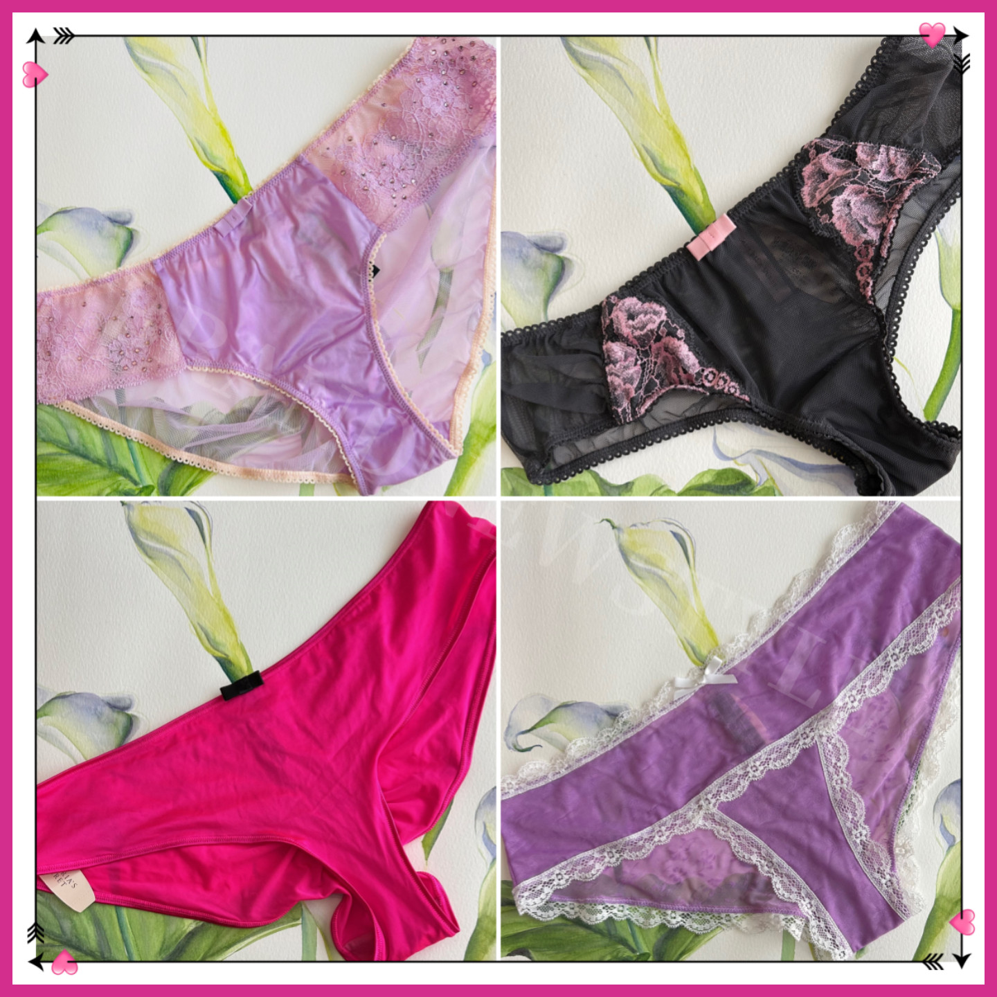 Victoria’s Secret SEXY LITTLE THINGS LACE MESH SATIN Panty PANTIES U pick 1 NEW