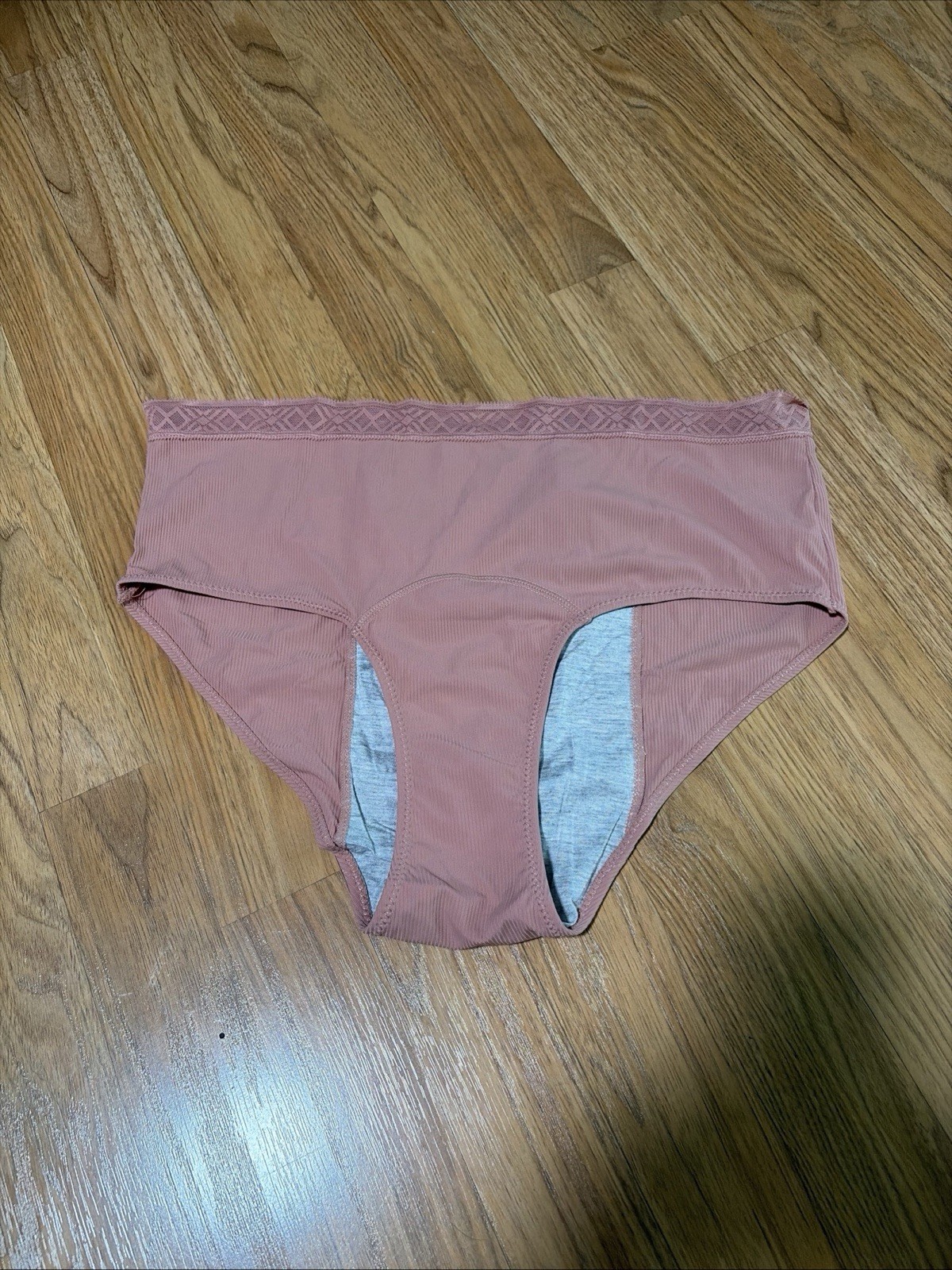 EVERDRIES Sz XXL Leakproof Incontinence Hi Cut Brief Panties Mauve NEW