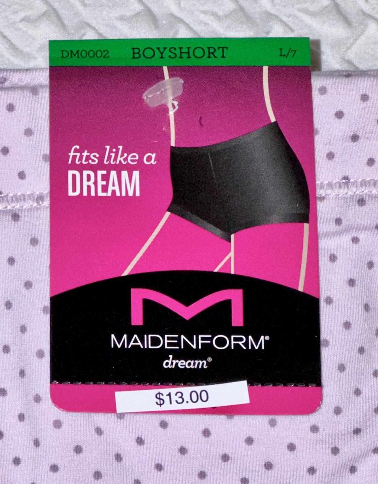 MAIDENFORM Dream Tailored Cotton Violet Purple Boyshort Panty Women S M L XL 2XL