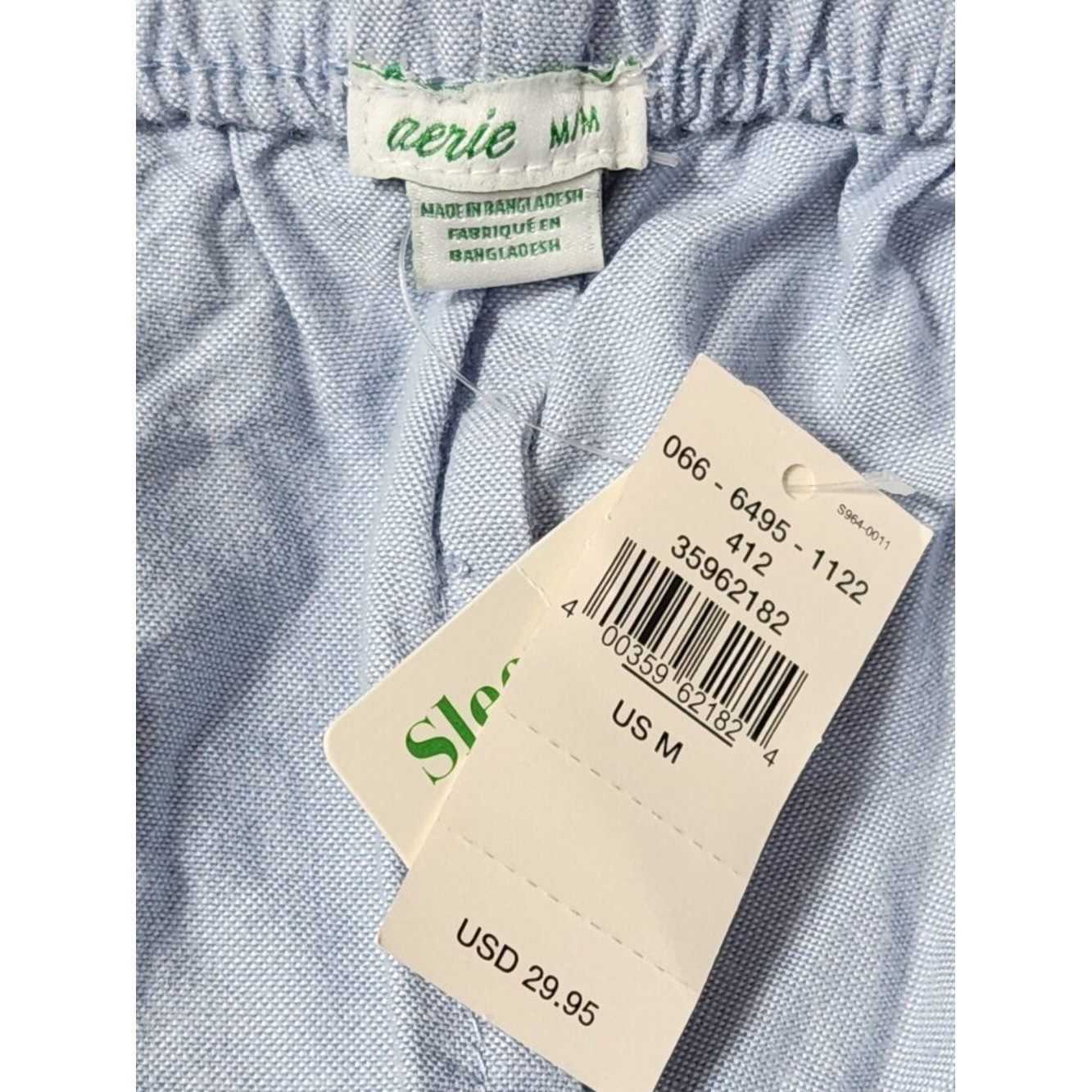 AERIE Pajama Sleep Shorts Blue Star – Medium – NEW NWT