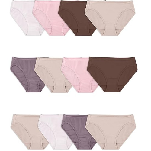 Fruit of the Loom Women’s Cotton Underwear 12 Pack