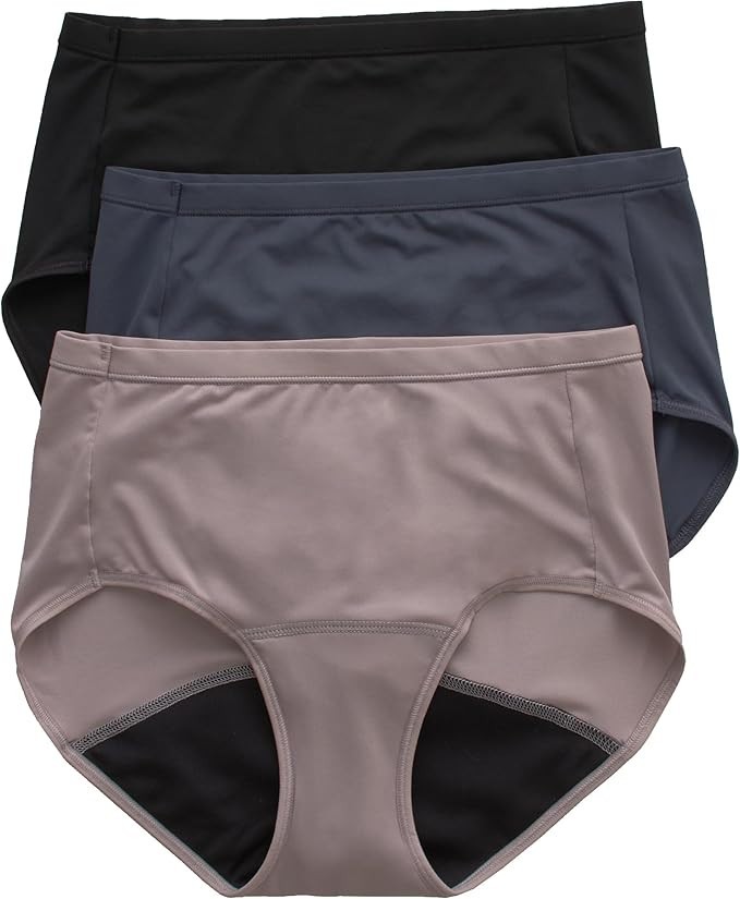 HANES Comfort, Period Underwear Pack ASSORTED XL