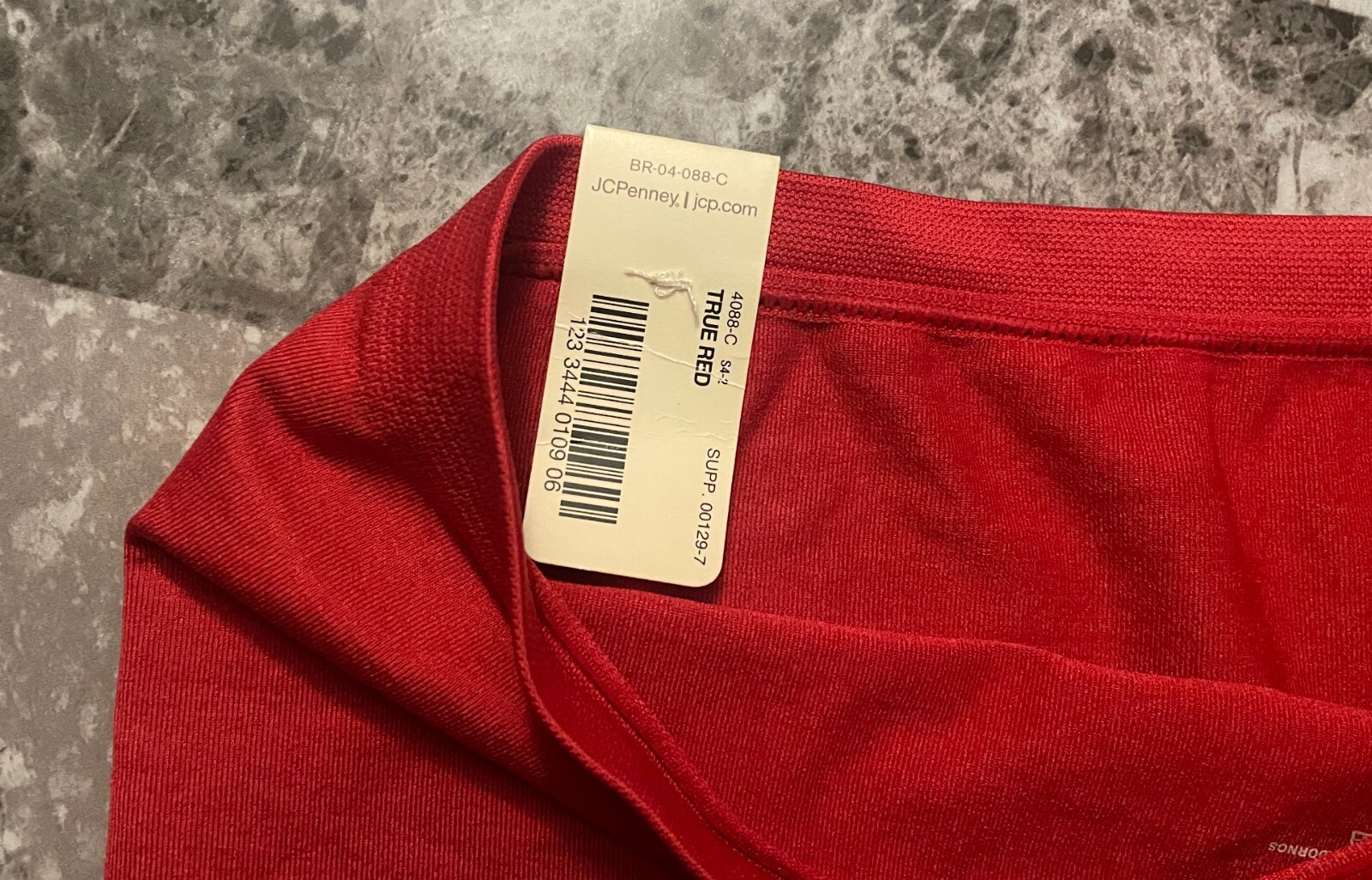 NWT AMBRIELLE M RED SEAMLESS STRETCH NYLON SPANDEX BOYSHORT HIPSTER PANTIES
