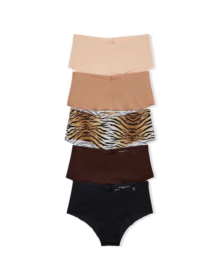 5-Pack Victoria’s Secret sz M No-Show Cheeky Tanga Panty Bundle Set Lot