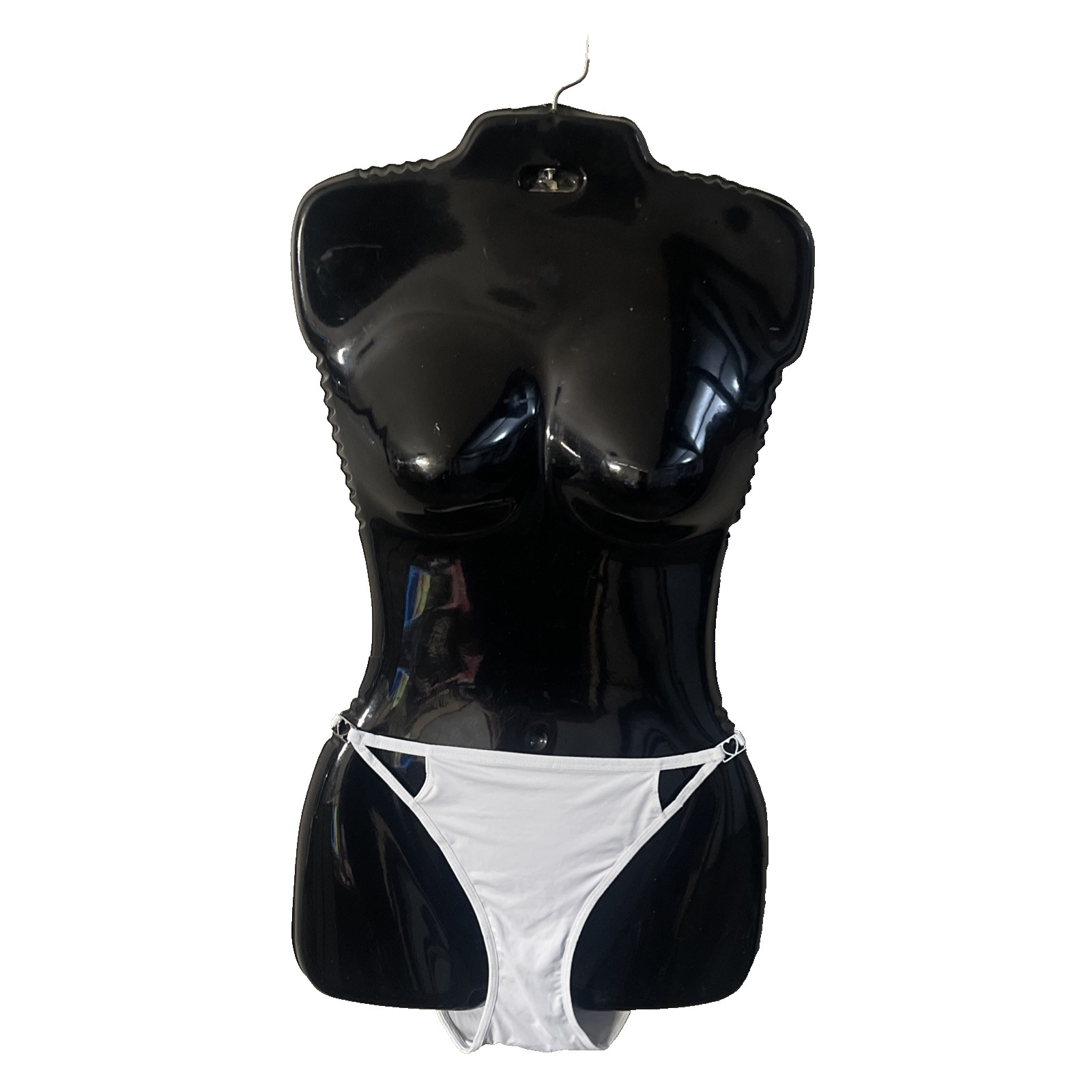 Steve Madden Gray String Bikini Sissy Panty Stretchy Underwear Womens Large