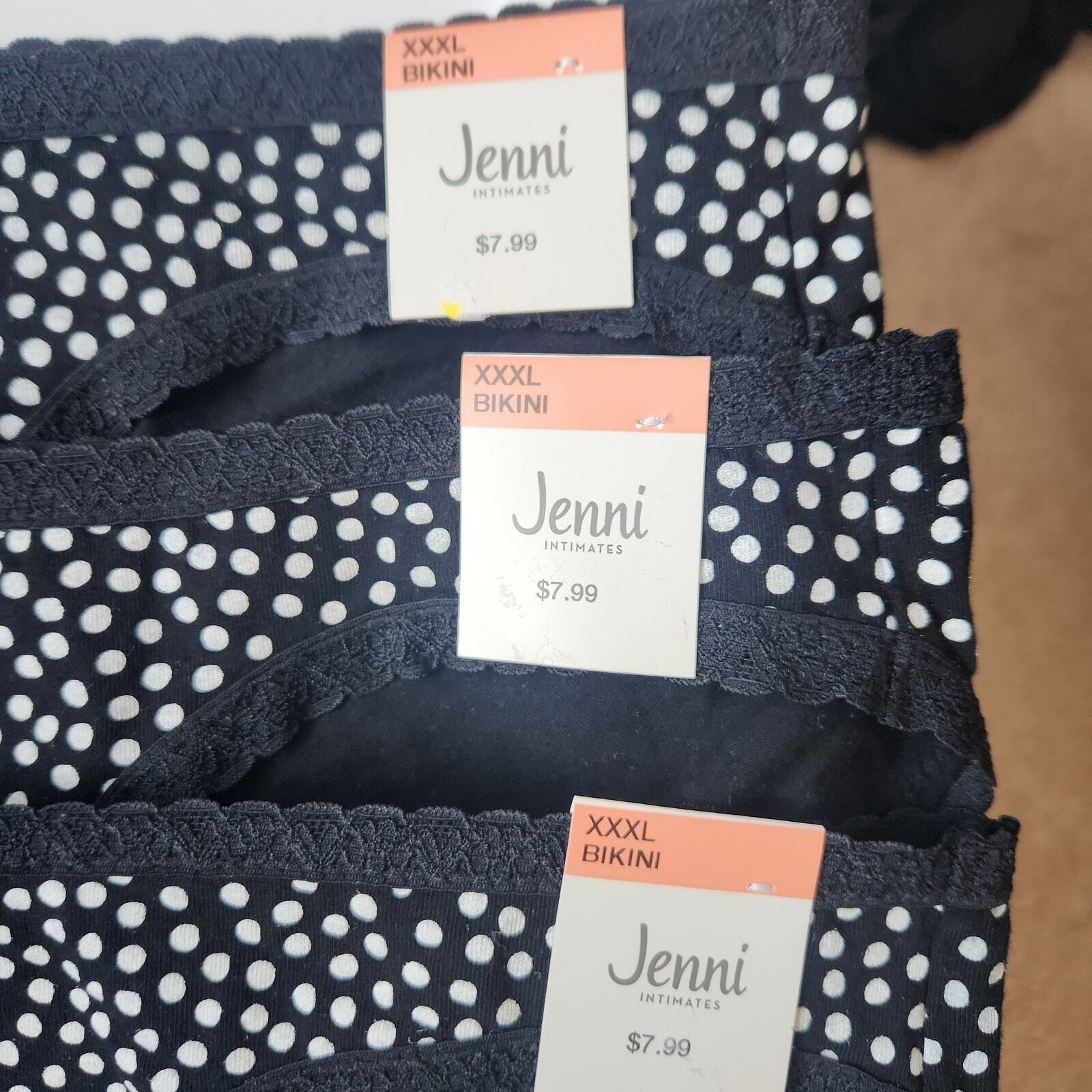 Jenni Intimates Underwear Women’s XXXL Multi Set of 3 Panties Lace Trimmed 6542
