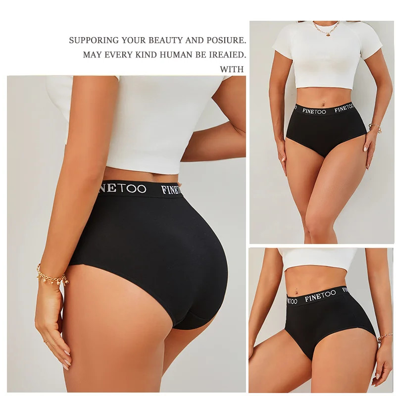 Premium 6PCS Women Seamless Cotton Briefs Low Waist Soft Panties S-2XL