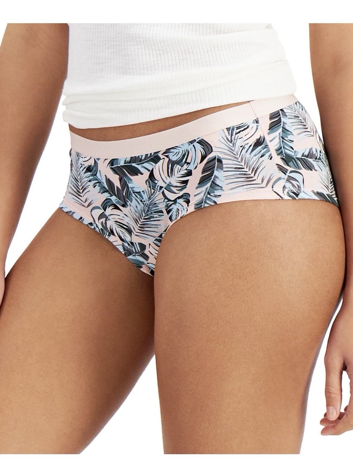 Jenni Women’s Leaf Print Hipster Panties Multi XXXL Soft Stretch Underwear