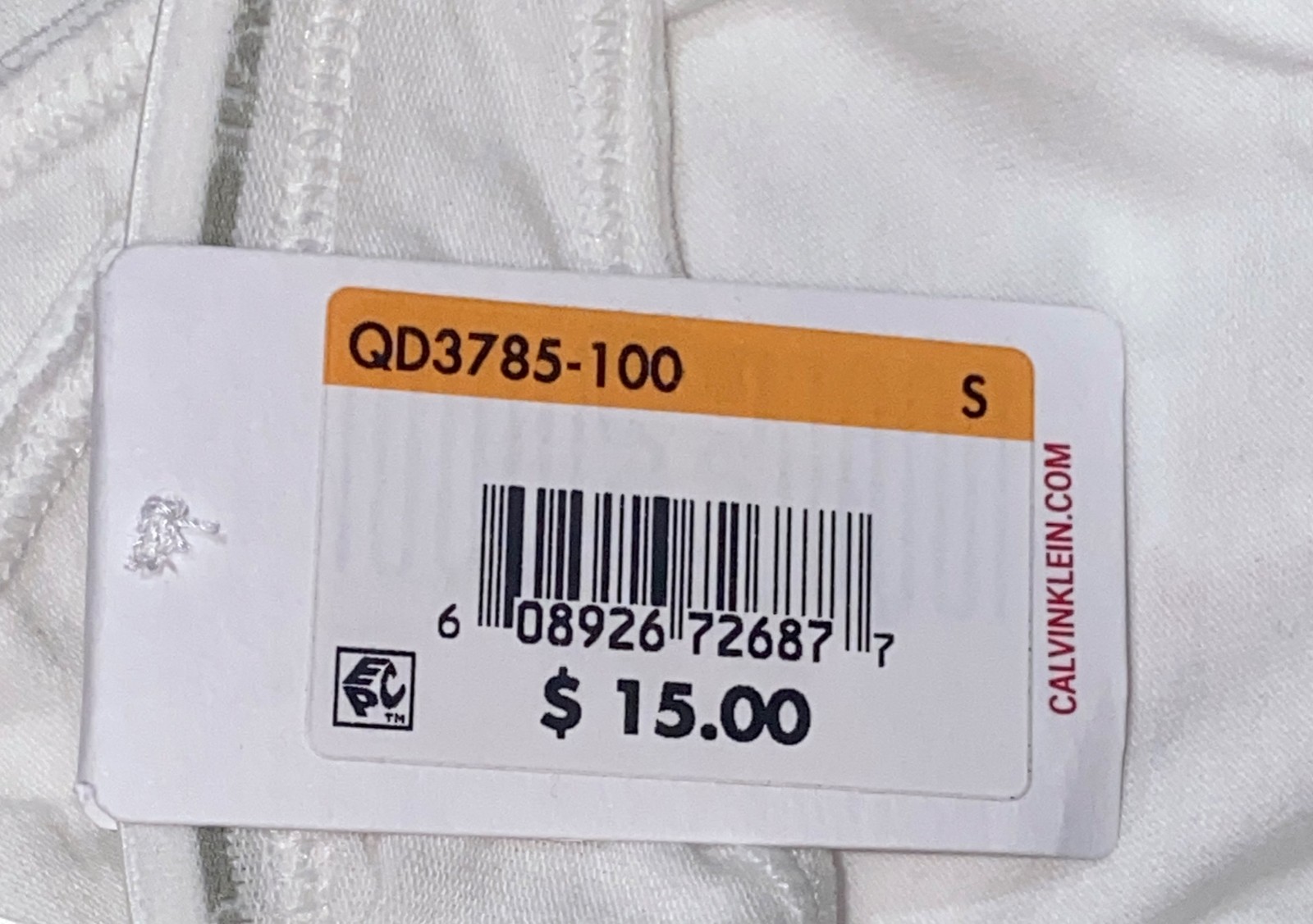 CALVIN KLEIN CK One Cotton White Grey Bikini Panty NEW Womens Sz S M 6 L 7 XL 8