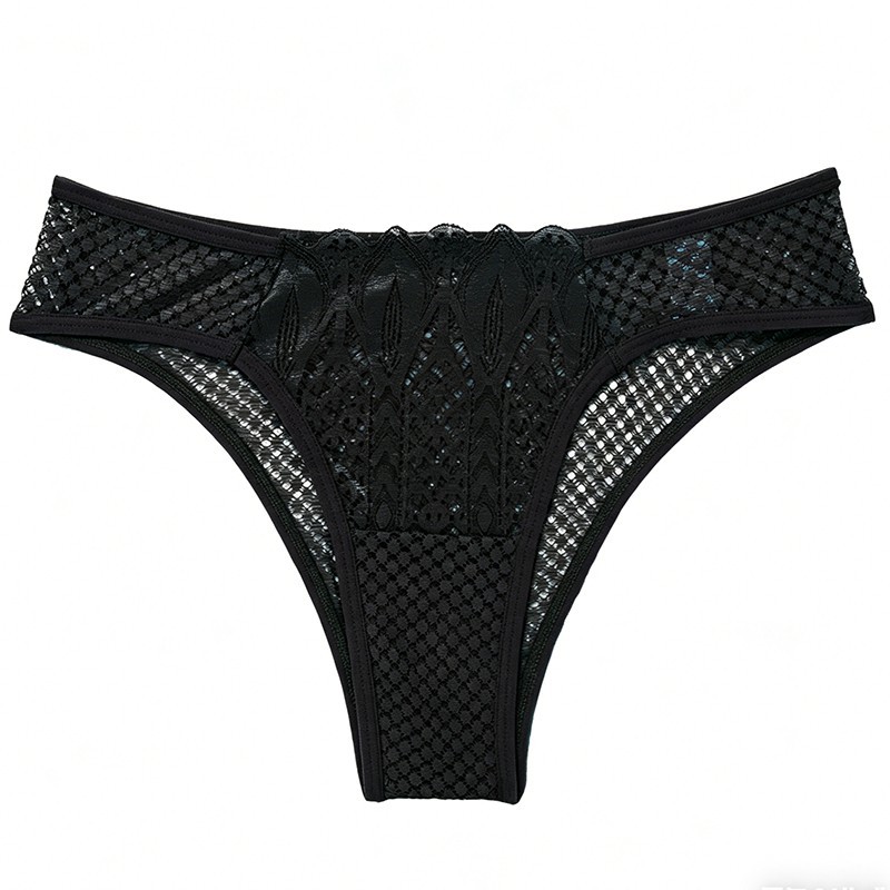 4 Pack Lot Sexy Womens See Through Lace Panties Thongs Underwear Brief Lingeries