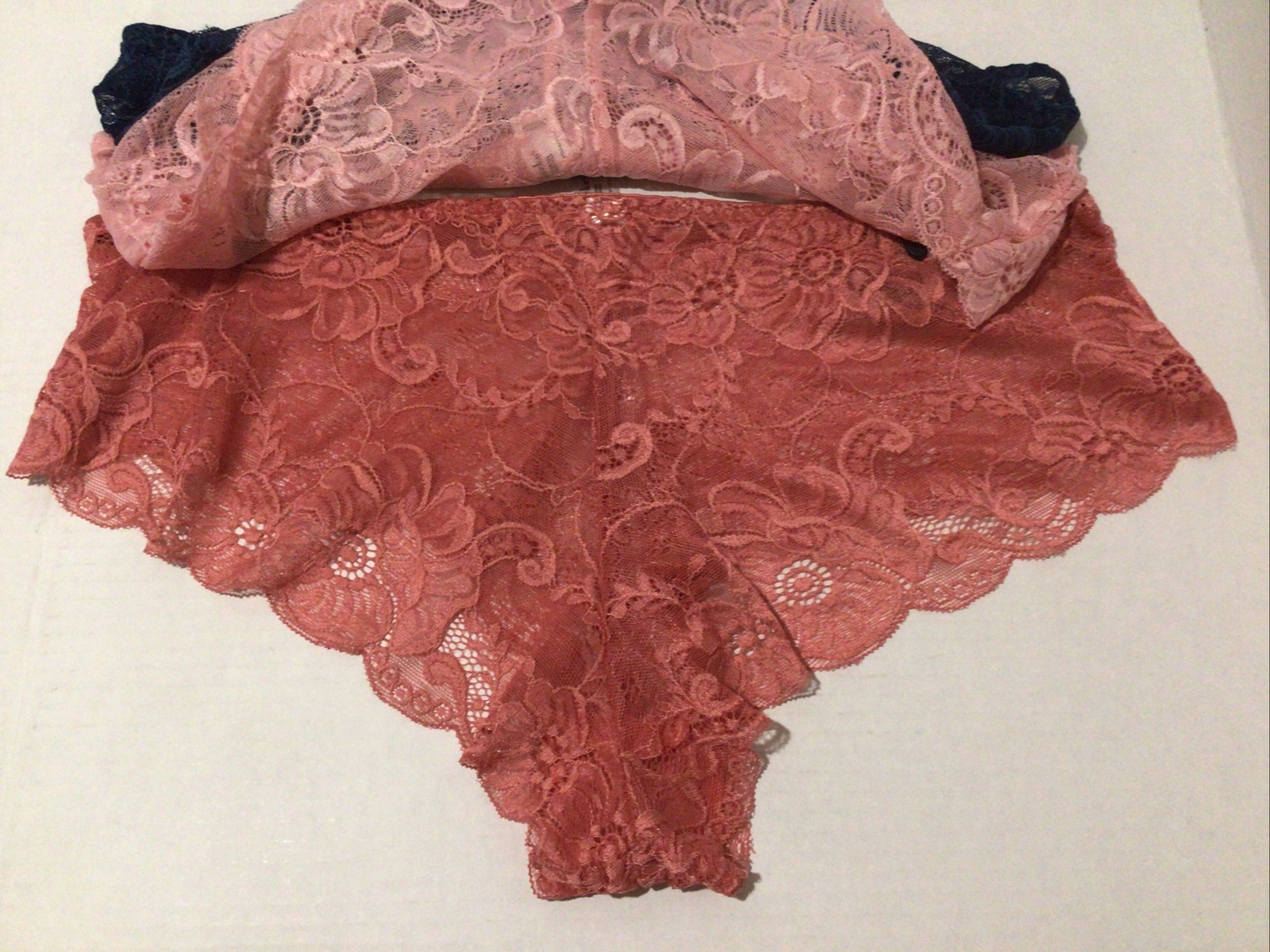 DELTA BURKE Intimates SEXY Panties Size XL Lace Boy Shorts 3 Pk