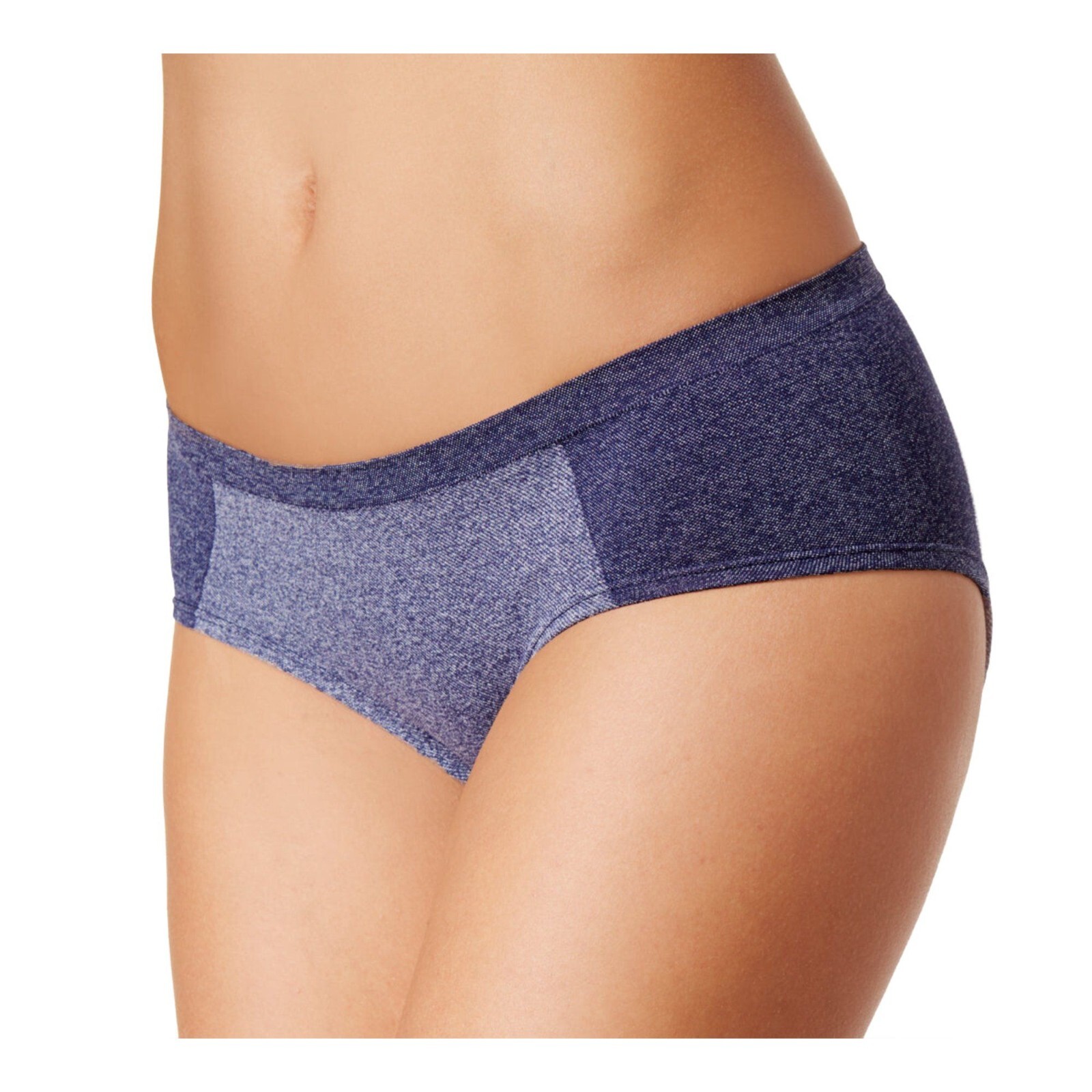 Jenni by Jennifer Moore Women’s Seamless Hipster Underwear Blue Texture Color L