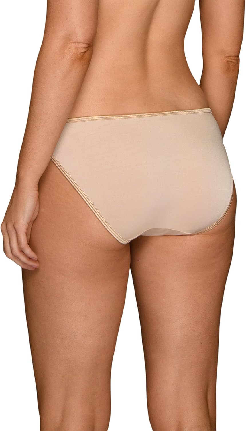 Women’S Illumination String Bikini Panties, Silky Stretch & Satin Trim