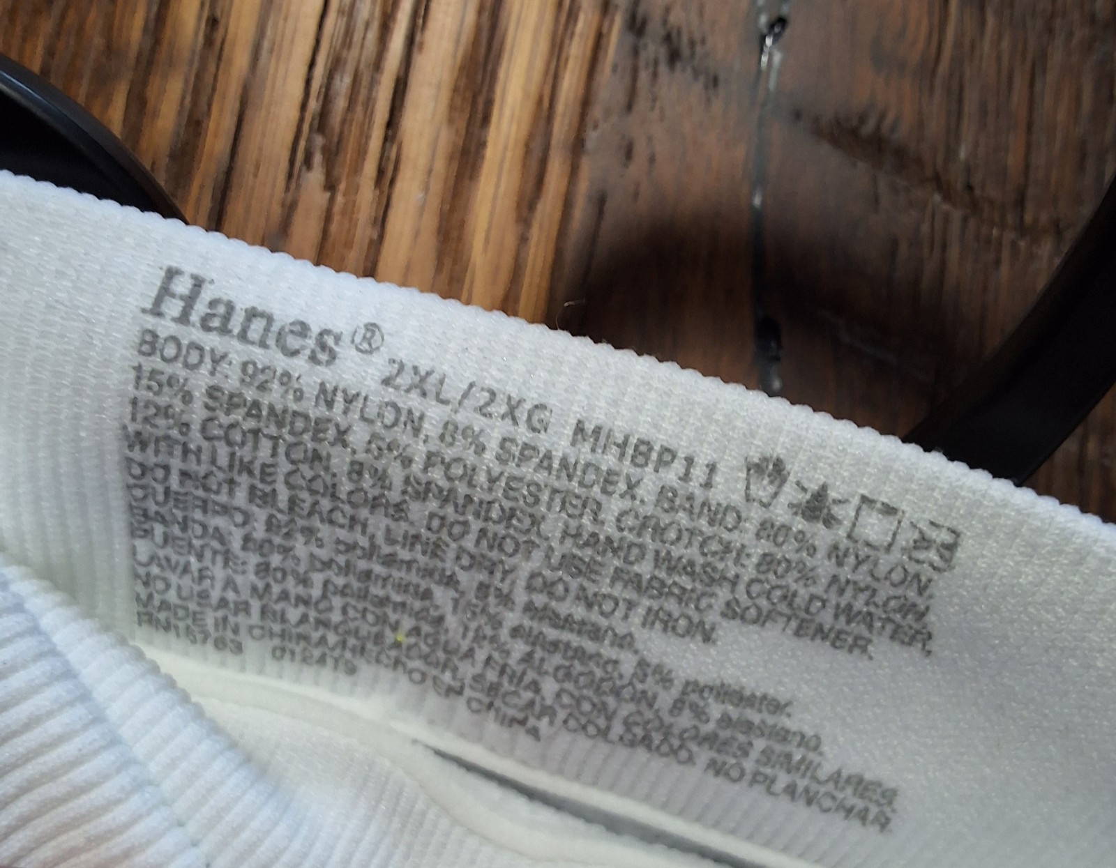 Hanes Originals Women 3-Pair Seamless Ribbed Hi-Rise Cheeky Underwear 2XL NWT