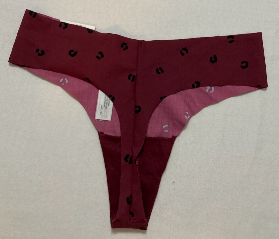 Jenni No-Show Thong Underwear Simple Leo S