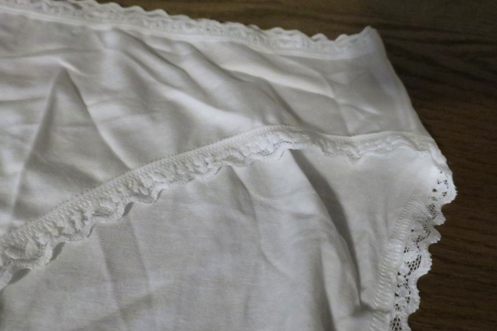 XXL ❤️ VICTORIA’S SECRET ❤️ FULL COVERAGE COTTON LACE ❤WHITE BRIDE ❤HIGH PANTIES