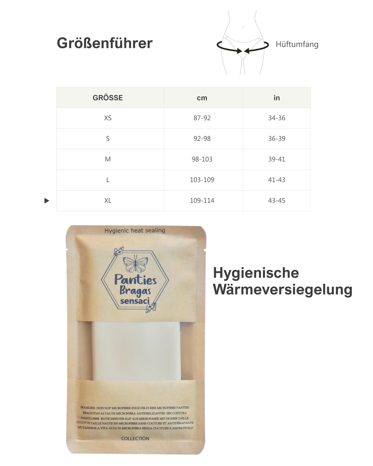 Women’s Bikini Brief with Non-Slip Silicone Stripe, Seamless, Comfortable, Elastic,…