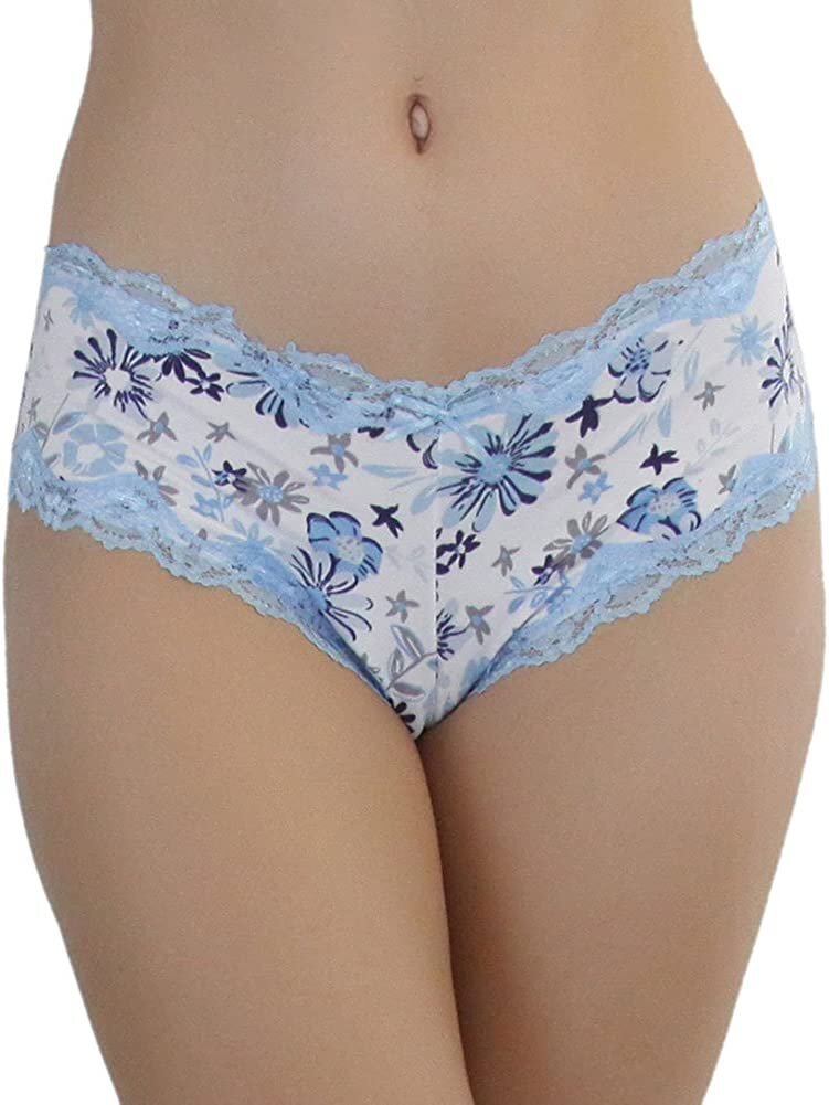 ToBeInStyle Women’s Pack of 4 Floral Pattern Brief Panties