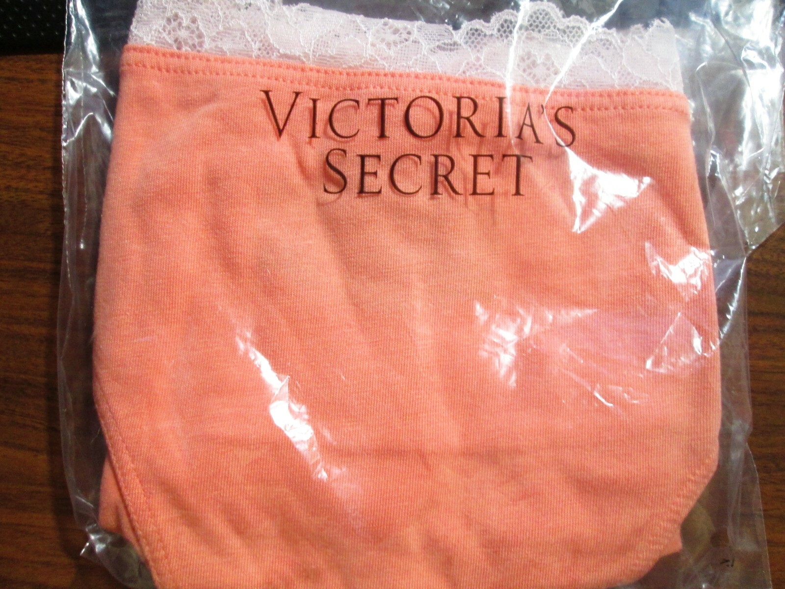 New Victorias Secret Cotton Lace Edge High Leg Brief💙S,M,L,XL💙❤️💙