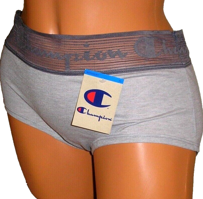 Panties Lingerie Champion Gray Boyshorts XL Adult Gift