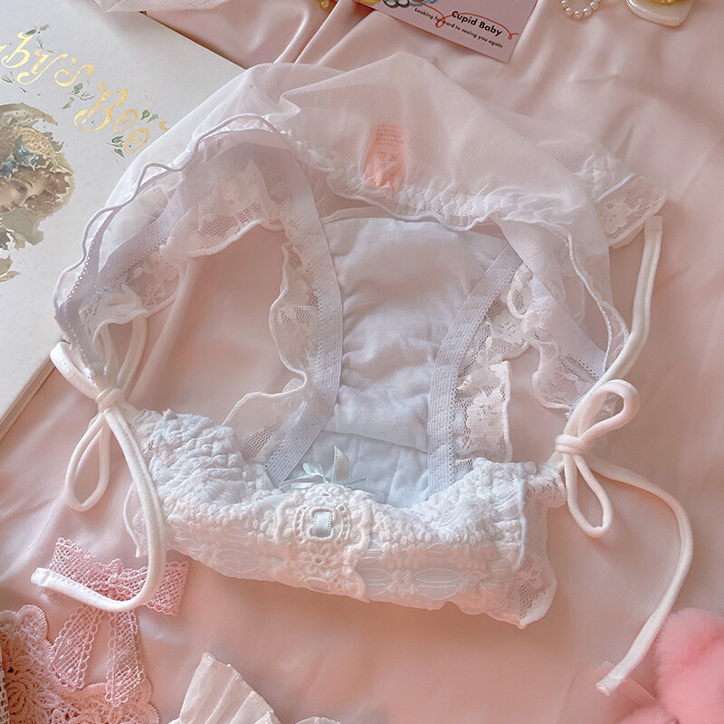 Lolita retro ribbon sweet cute Panties Briefs Underwear Underpants Women Japanes