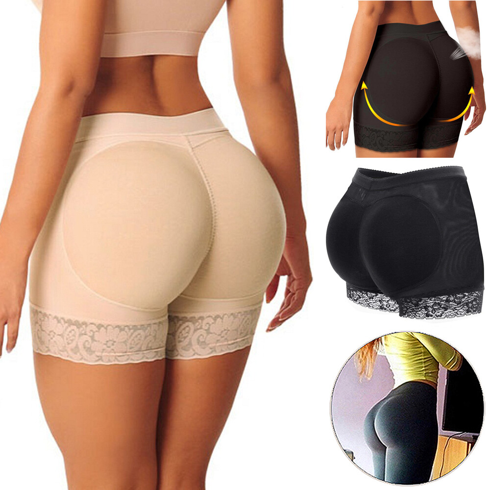 Women’s Padded Butt Lifter Panty Shaper Fake Ass Hip Shapwear Underwear Enhance
