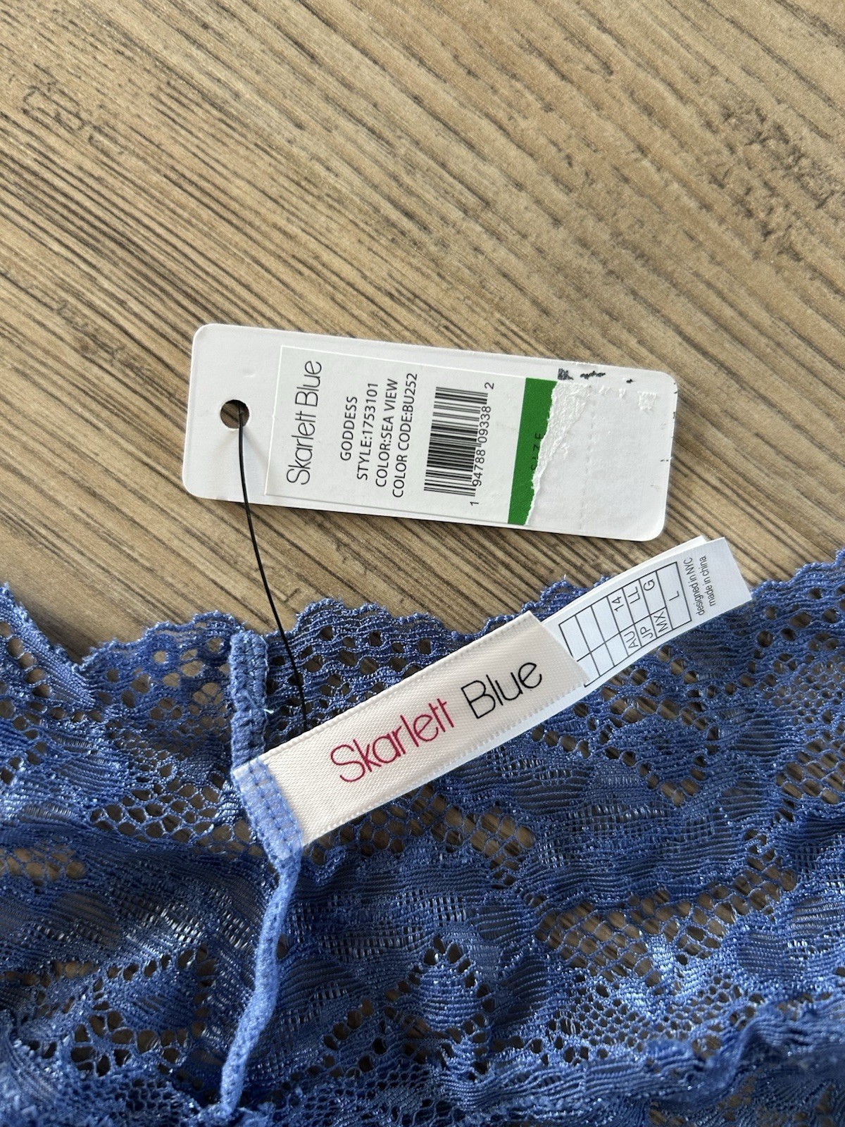 Skarlett Blue Goddess Chikini Hipster Bikini in Nova Sea View Size Large