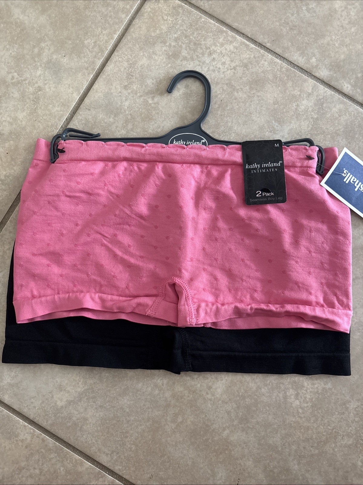 Kathy Ireland Intimates Womens Pack of 2 Panties Underwear Boy Leg Sz Med NWT