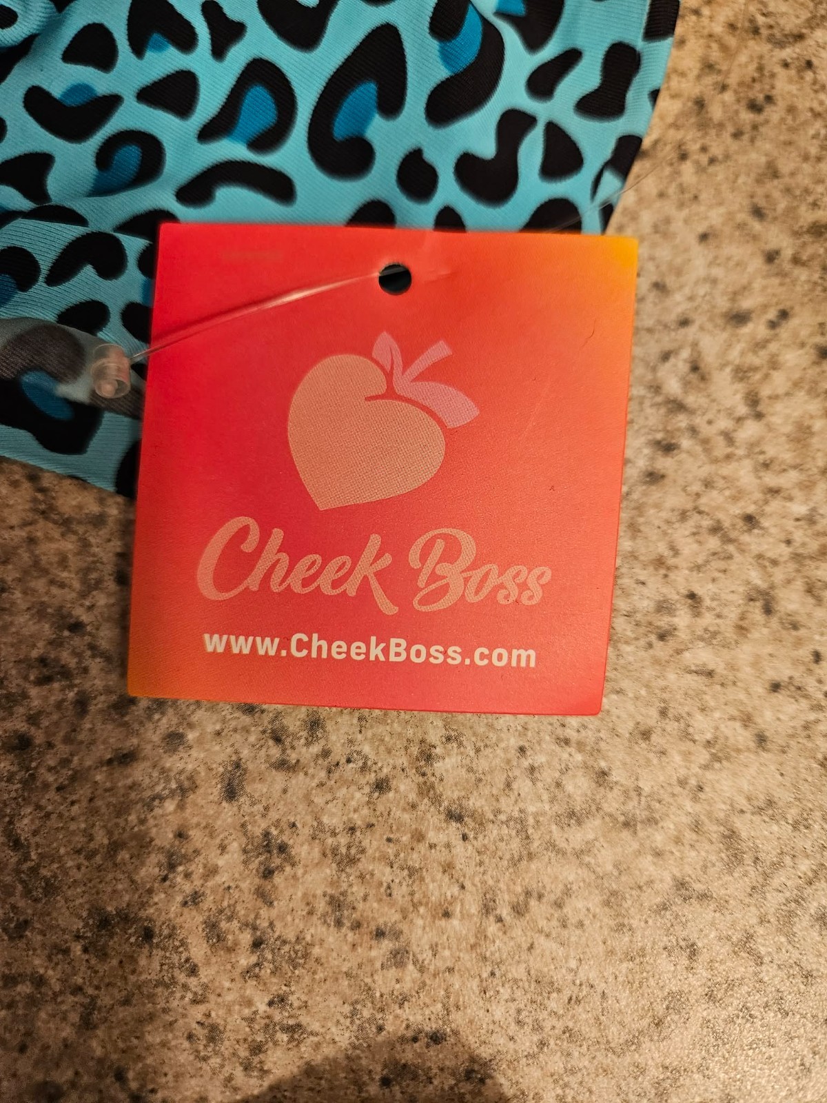 Cheek Boss Panty Women’s Cheeky Underwear Animal print Rainbow lips 3 pack Large