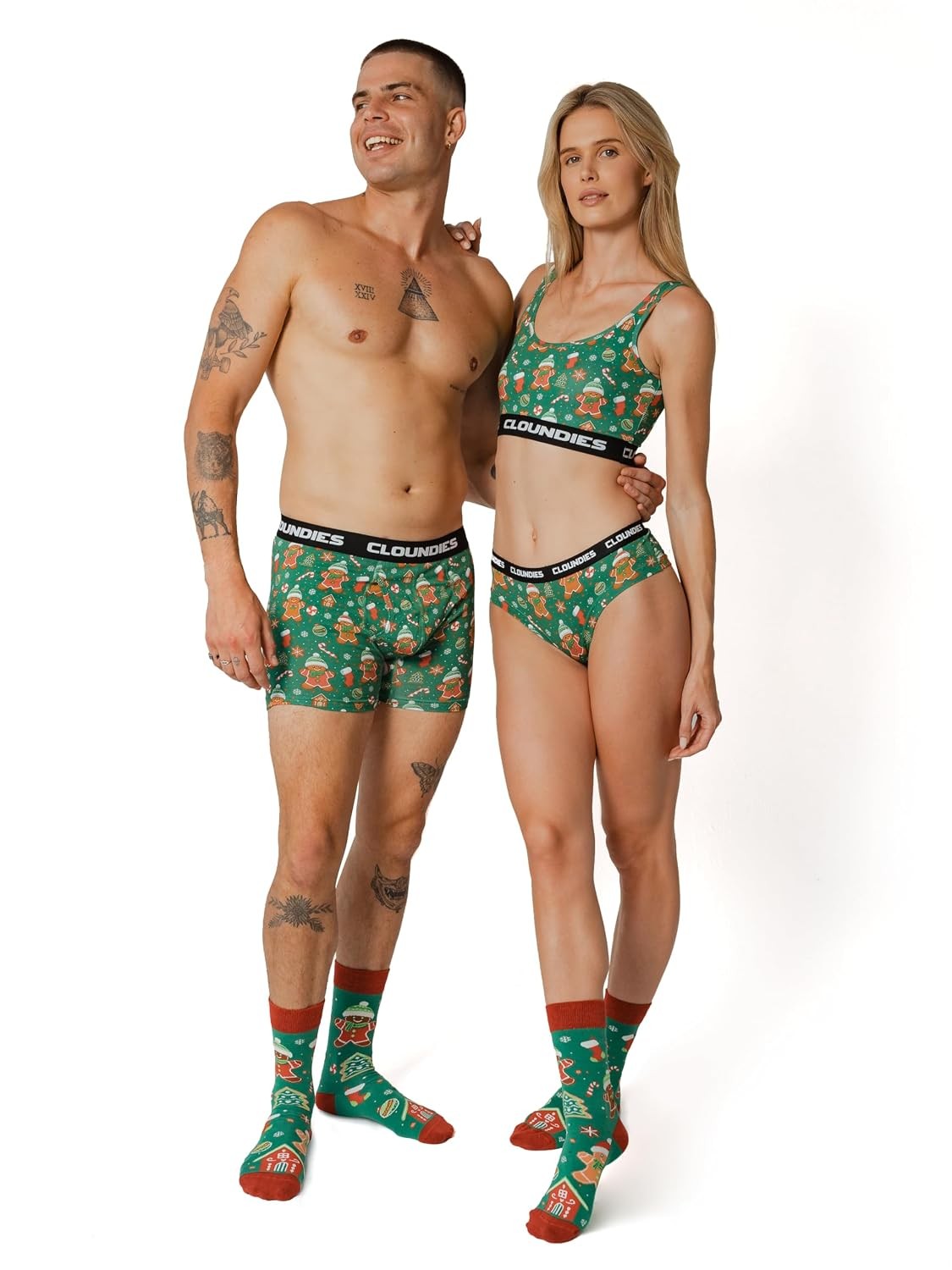 Couple Matching Underwear With Socks, Gift ideas for Valentine’s Day, Christmas