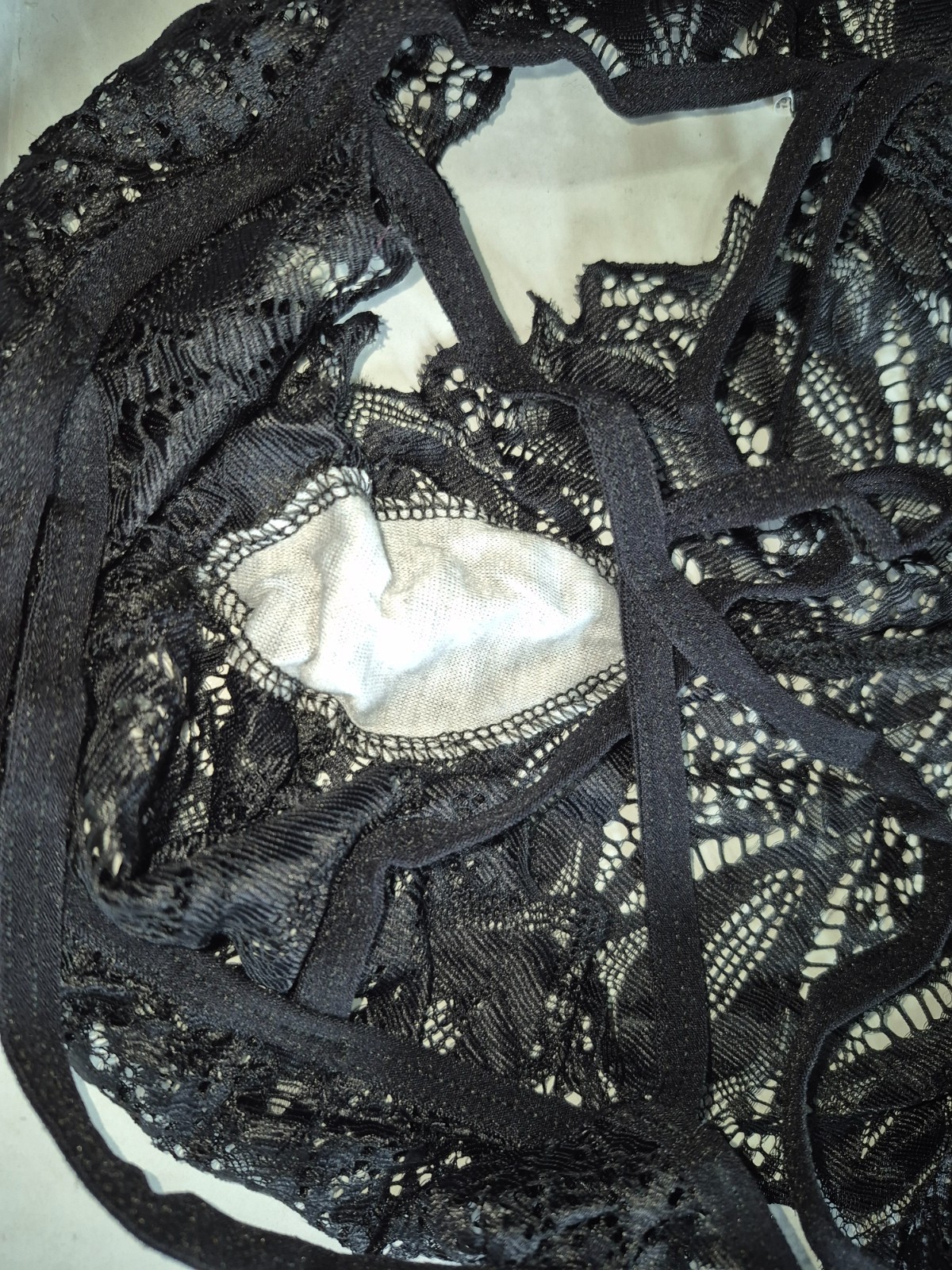 Oraskycol Sexy Lace Cheeky Panties 3 pack Black/Brown/Pink Women’s Size XL NWT
