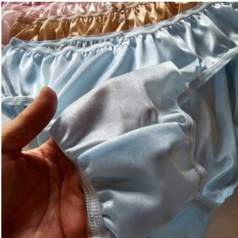 Bikini Panties 8 Pcs. Pack Woman Underwear Nylon Comfortable Hip 38-54″ Size XXX