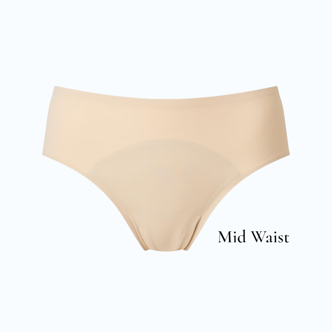 UNIQLO AIRism Women’s Absorbent Sanitary Underwear Just/mid Waist 2 Styles NEW