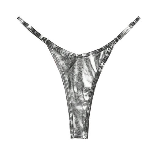 Women’s Shiny Low Waist Miniature G-Strap Bikini Thong Panties Underwear America