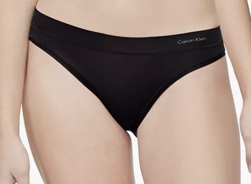 CALVIN KLEIN One Size Black Bikini Panty NEW Womens O/S fits Sz XS-XL