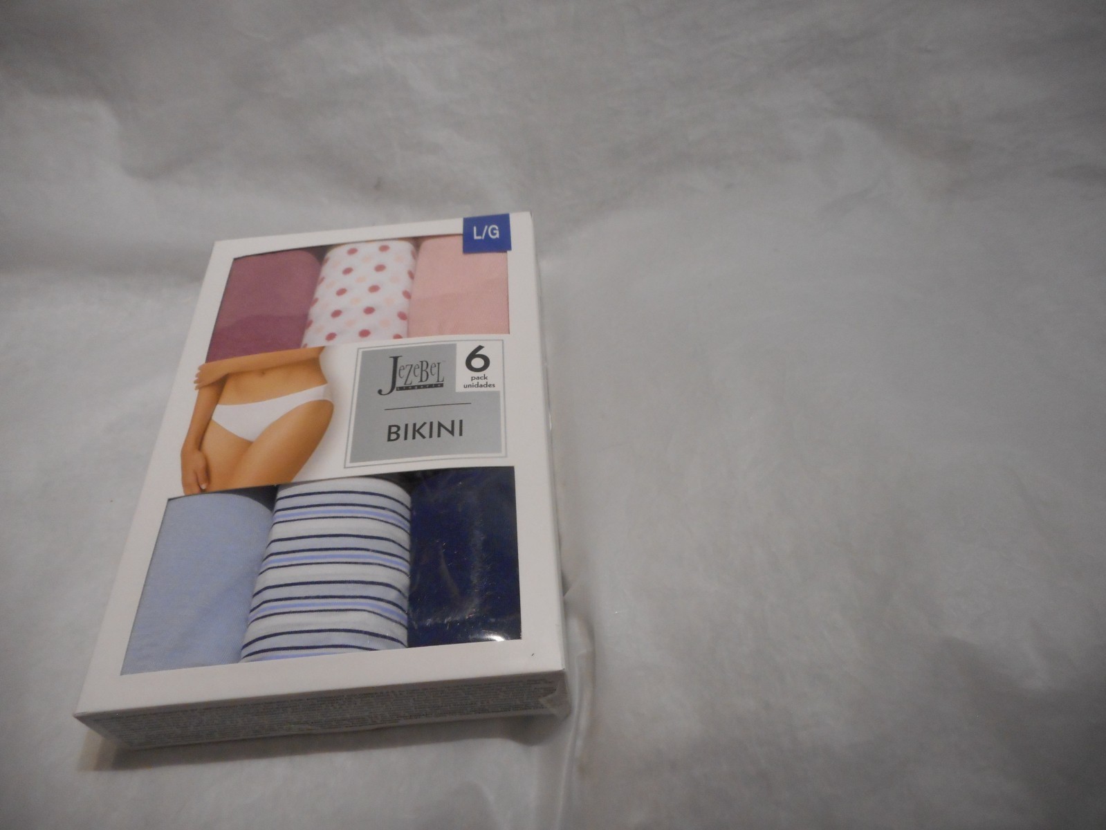 Jezebel 6 PK Multicolor Bikini Panty Medium & Large SOLD SEPARATELY