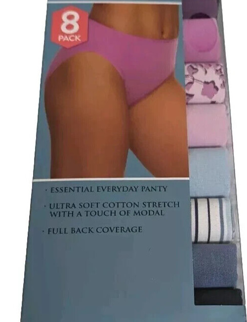Felina Hi-Cut Panties Small 8 Pack