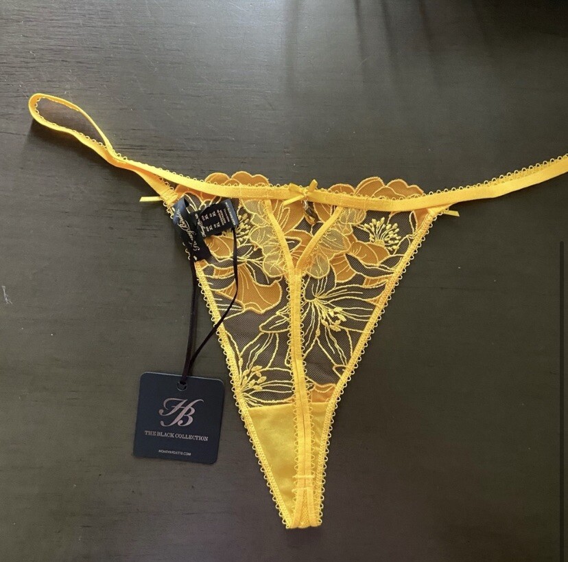 Honey Birdette Mia Thong Panty Size XL