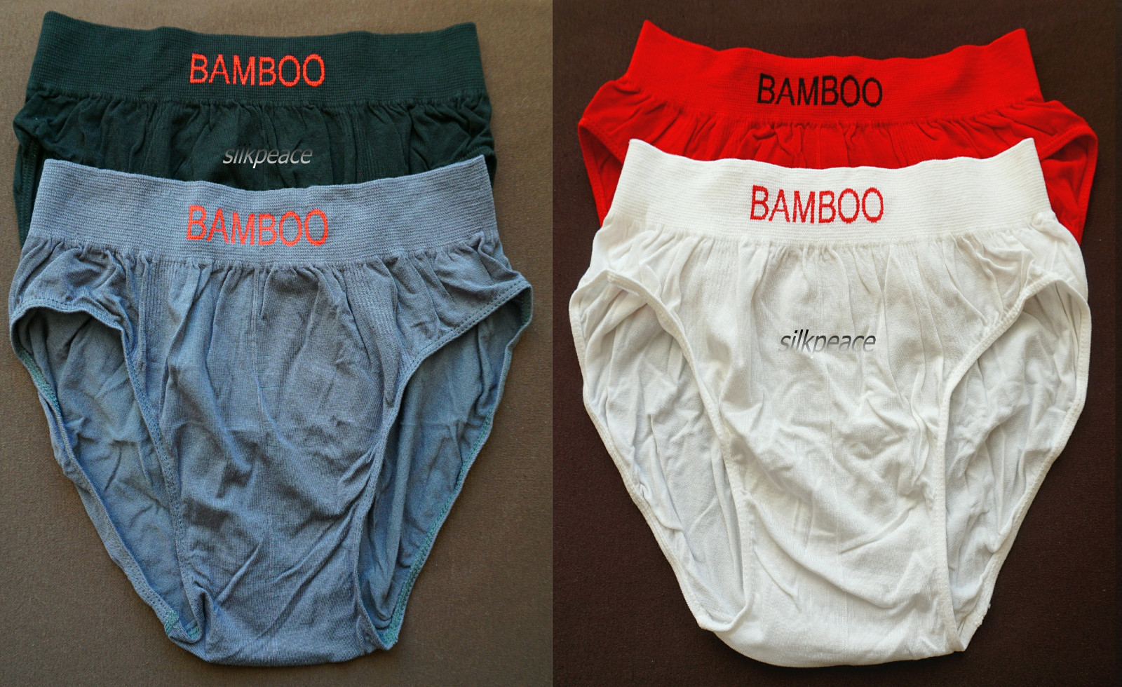 4 Women Panties UNDERWEAR SEAMLESS Briefs BAMBOO Viscose Full Coverage M 32 34 6