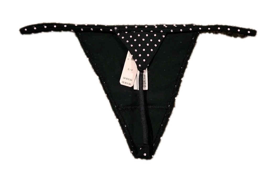 Set of 2 Victoria’s Secret Womens Black Multi-Style Size Small Underwear